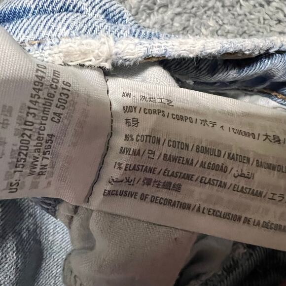 Abercrombie & Fitch Jeans Womens 26 /2 90s Straight High Rise Curve Love - Picture 7 of 11